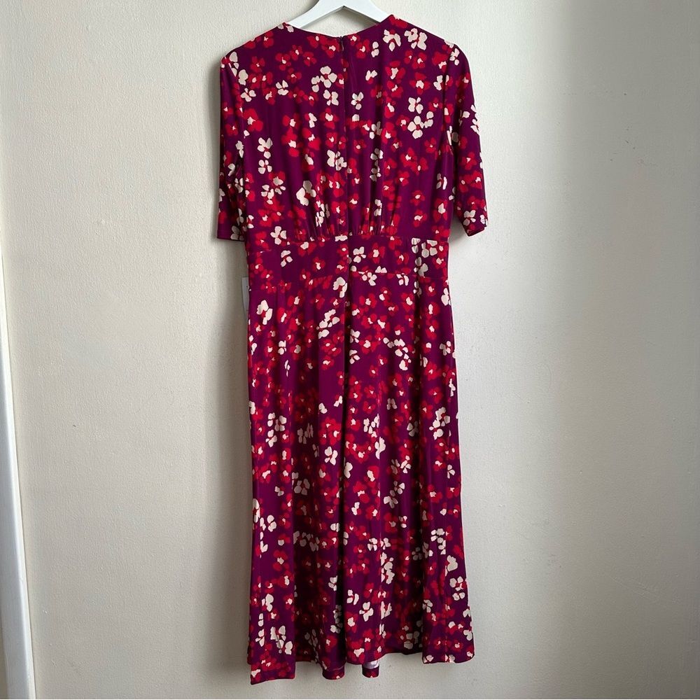 NWT London Times midi floral dress size 10 - Picture 3 of 7